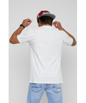 Футболка мужская с принтом белая YAPPI