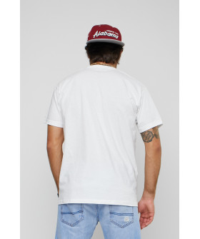 Футболка мужская с принтом белая YAPPI