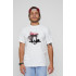 Men's T-shirt with print white YAPPI