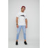 Men's T-shirt with print white YAPPI