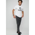 Men's T-shirt with print white YAPPI