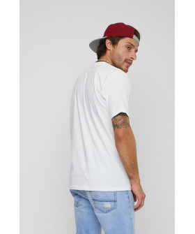 Футболка чоловіча з принтом біла YAPPI