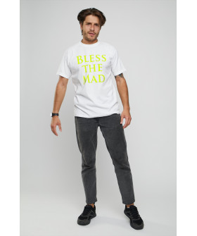 Футболка мужская с принтом белая YAPPI