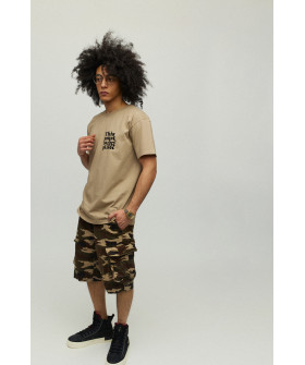 Футболка чоловіча хакі з принтом YAPPI