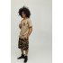 Men's khaki T-shirt with YAPPI print