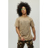 Men's khaki T-shirt with YAPPI print