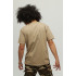 Men's khaki T-shirt with YAPPI print