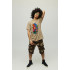 Men's khaki T-shirt with YAPPI print