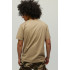 Men's khaki T-shirt with YAPPI print