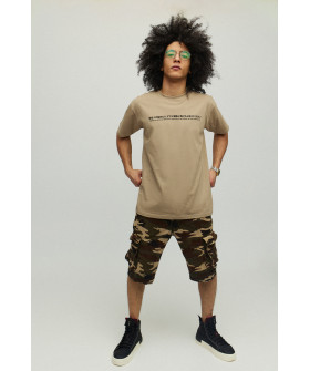 Футболка мужская хаки с принтом YAPPI