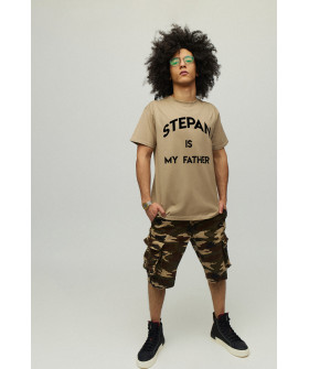 Футболка мужская хаки с принтом YAPPI