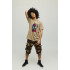 Men's khaki T-shirt with YAPPI print