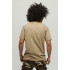 Men's khaki T-shirt with YAPPI print