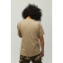 Men's khaki T-shirt with YAPPI print