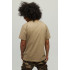 Men's khaki T-shirt with YAPPI print