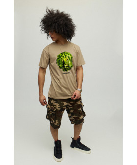 Футболка мужская хаки с принтом YAPPI