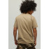 Men's khaki T-shirt with YAPPI print