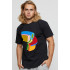 Men's basic black T-shirt with YAPPI print