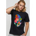 Men's basic black T-shirt with YAPPI print