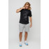 Men's basic black T-shirt with YAPPI print