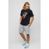 Men's basic black T-shirt with YAPPI print