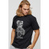 Men's basic black T-shirt with YAPPI print