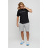 Men's basic black T-shirt with YAPPI print