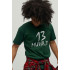 Men's green T-shirt with YAPPI print