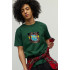 Men's green T-shirt with YAPPI print