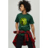 Men's green T-shirt with YAPPI print