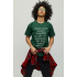 Men's green T-shirt with YAPPI print