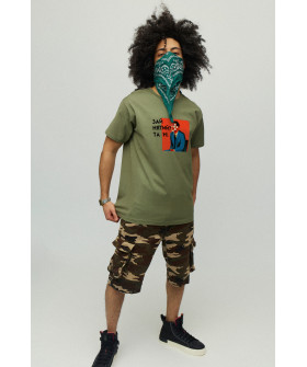 Футболка чоловіча мілітарі з принтом YAPPI