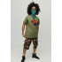 Men's military T-shirt with YAPPI print