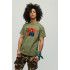 Men's military T-shirt with YAPPI print