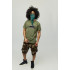 Men's military T-shirt with YAPPI print