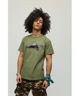 Men's military T-shirt with YAPPI print