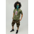 Men's military T-shirt with YAPPI print