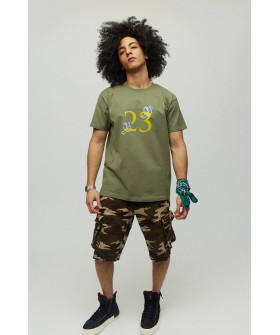 Футболка чоловіча мілітарі з принтом YAPPI