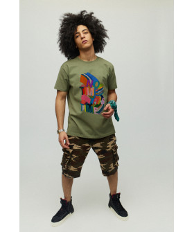 Футболка чоловіча мілітарі з принтом YAPPI