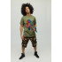 Men's military T-shirt with YAPPI print