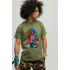 Men's military T-shirt with YAPPI print