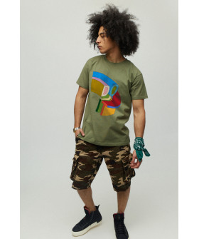 Футболка чоловіча мілітарі з принтом YAPPI