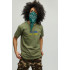 Men's military T-shirt with YAPPI print