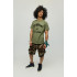 Men's military T-shirt with YAPPI print