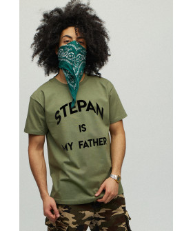 Men's military T-shirt with YAPPI print