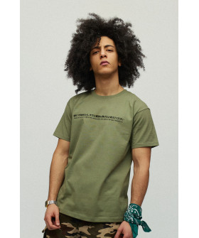 Men's military T-shirt with YAPPI print