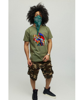 Футболка чоловіча мілітарі з принтом YAPPI