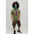 Men's military T-shirt with YAPPI print