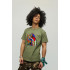 Men's military T-shirt with YAPPI print