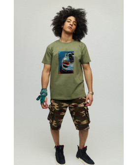 Футболка чоловіча мілітарі з принтом YAPPI